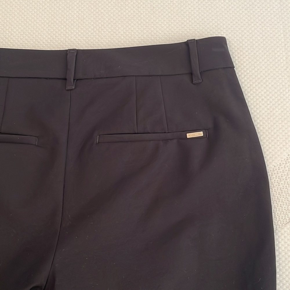 W.H.B.M Black Slim Crop Cotton Blend Pant Sz. 4 - Picture 5 of 17